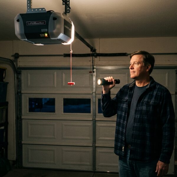 battery backup garage door opener during outage