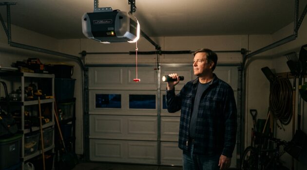 battery backup garage door opener during outage