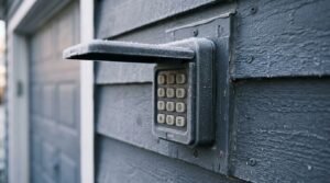 Garage door keypad not working in cold weather during a freezing winter morning