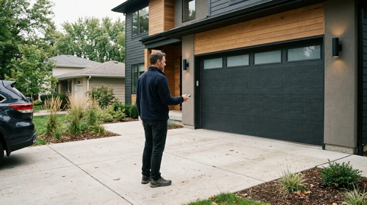 Homeowner troubleshooting garage door remote LED interference in 2026
