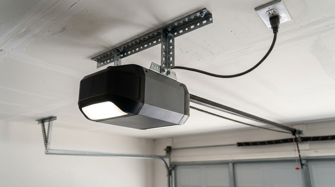 LED garage door opener light examined as a possible source of remote interference.